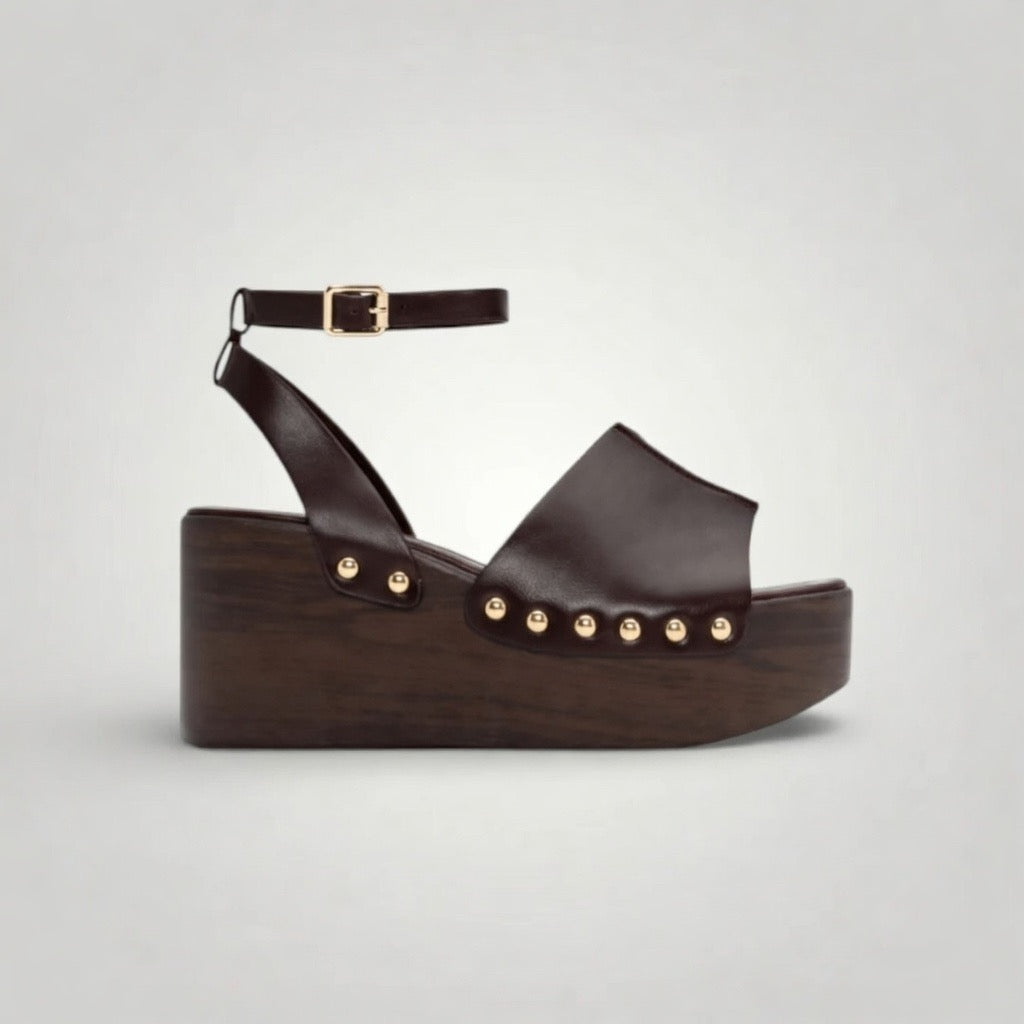Keilsandalen - Studded Raven Belt