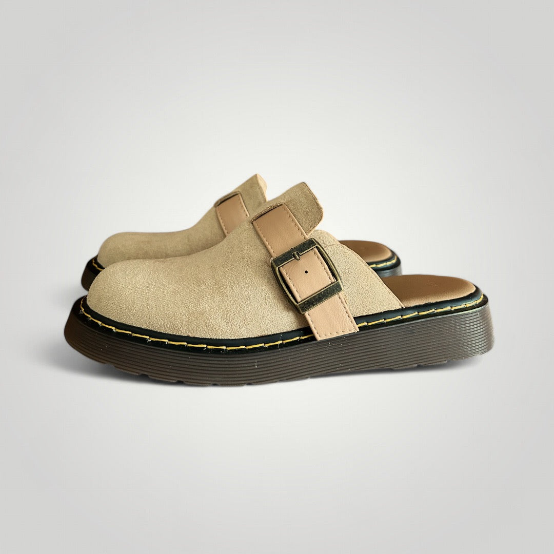 Platform Clogs - Martino Beige