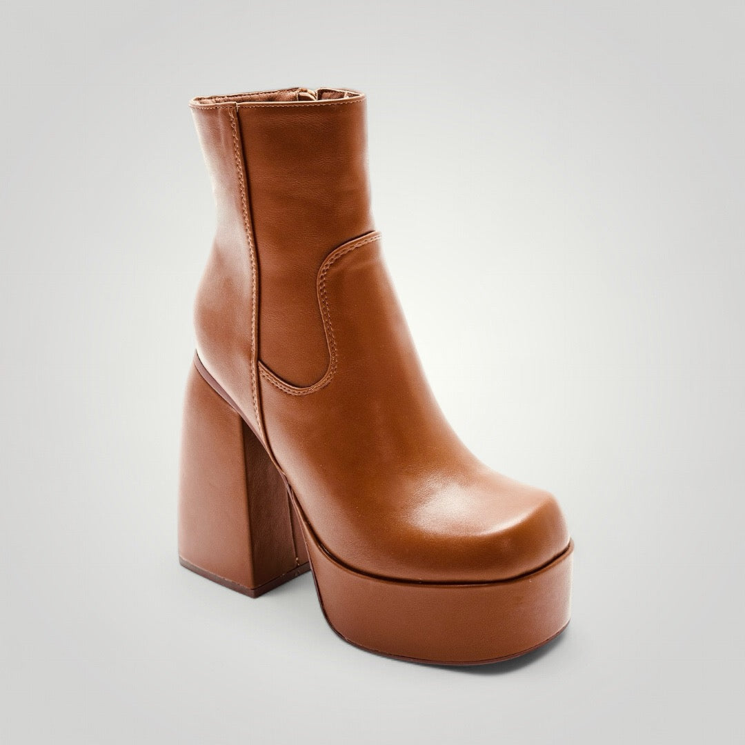 Botines plataforma - Valentina 2 Brown