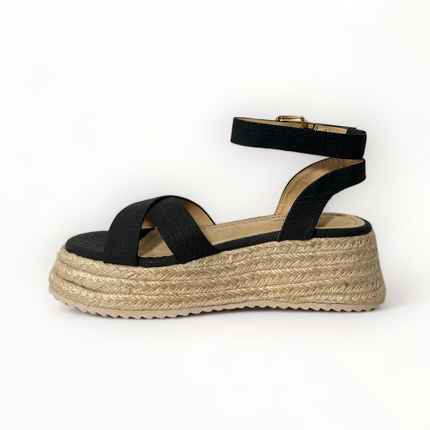 Sandalias Plataforma - Donna Negro