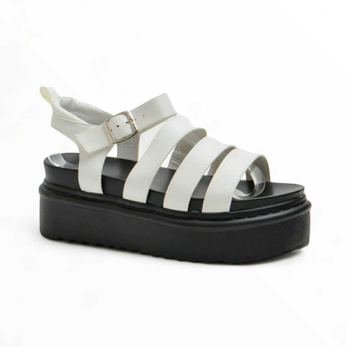 Sandalias plataforma - High Venecia Blanco