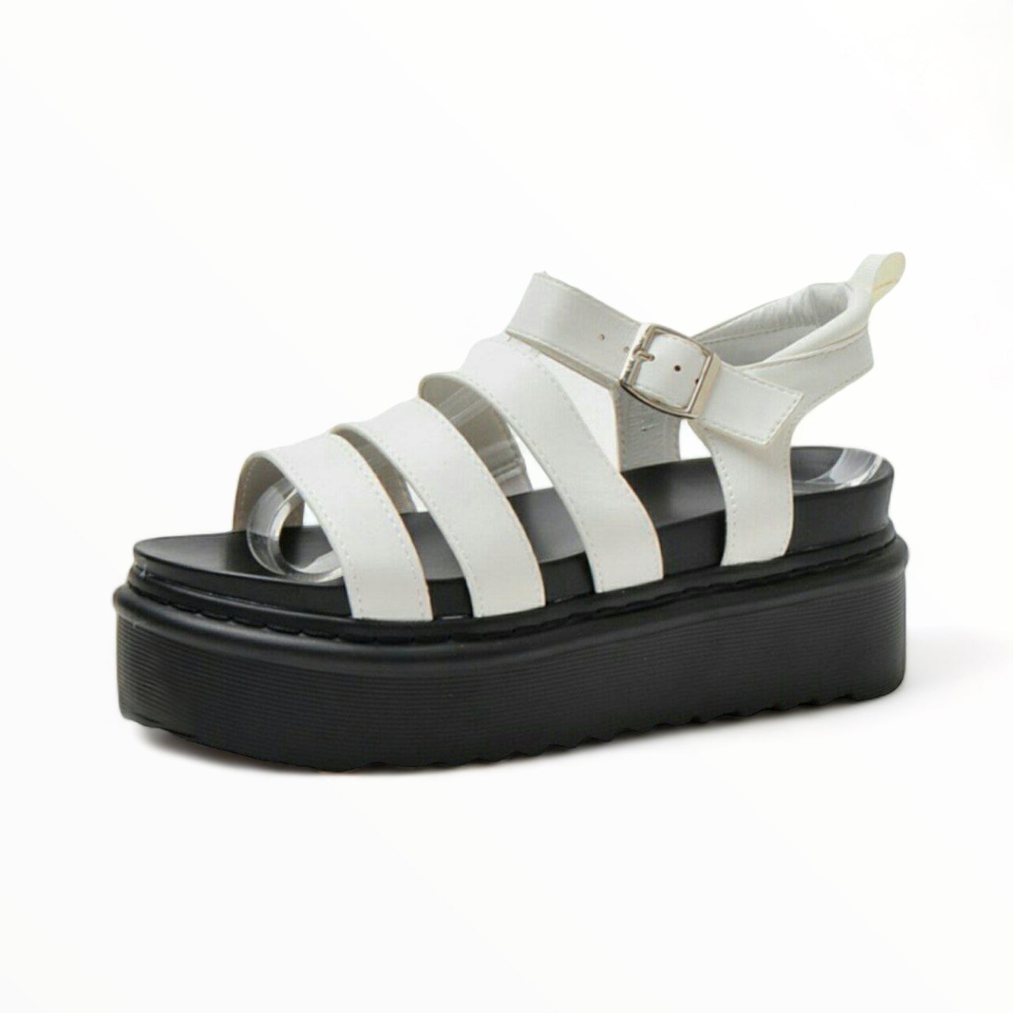 Sandalias plataforma - High Venecia Blanco