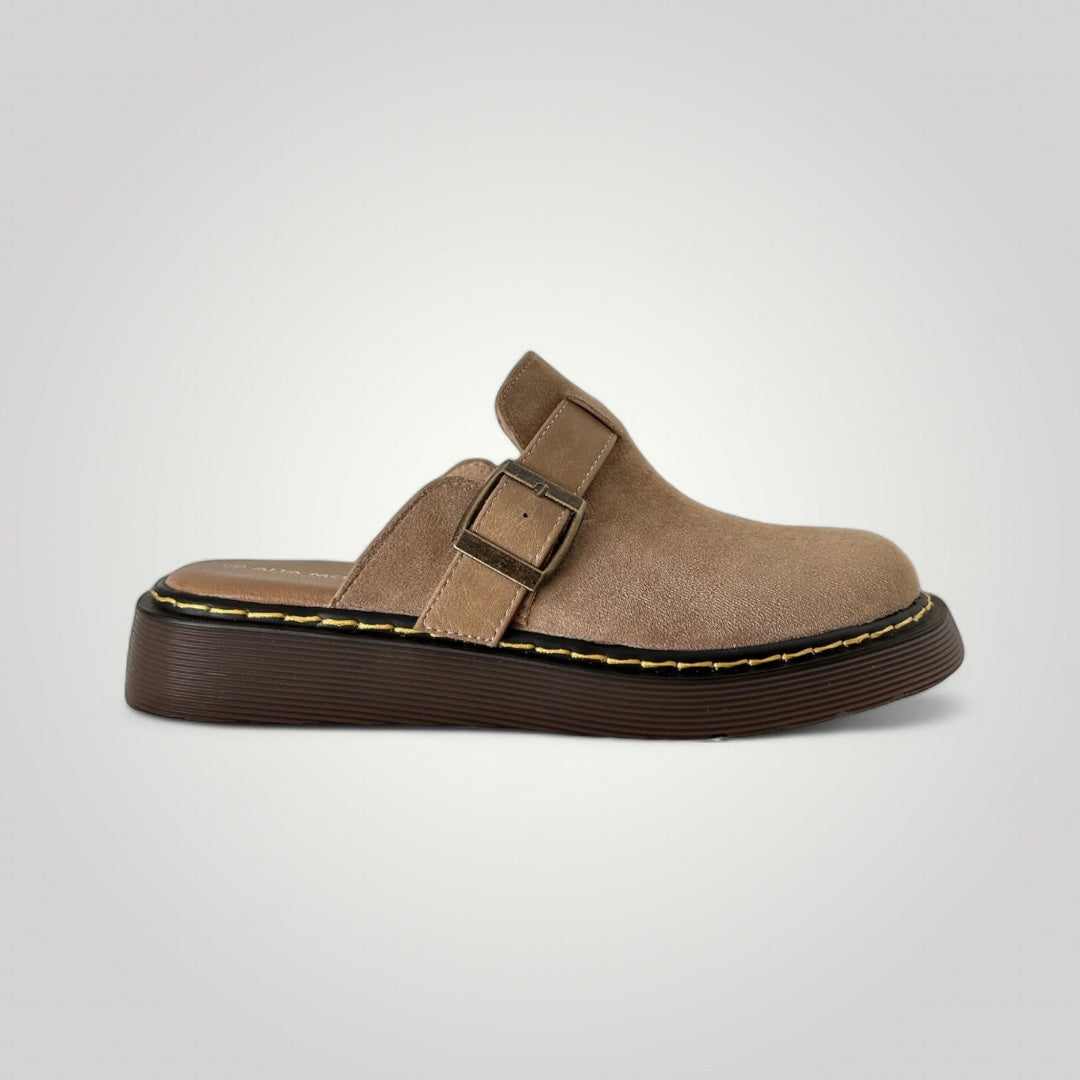 Platform clogs - Martino Khaki