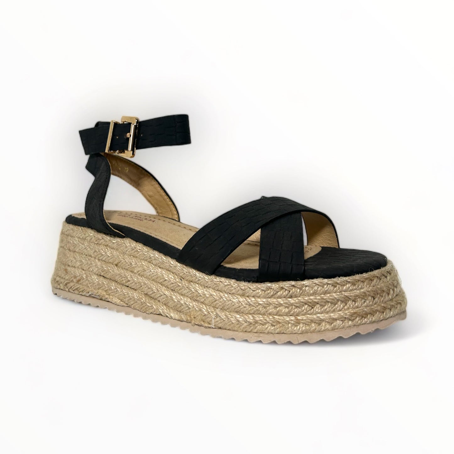 Sandalias Plataforma - Donna Negro