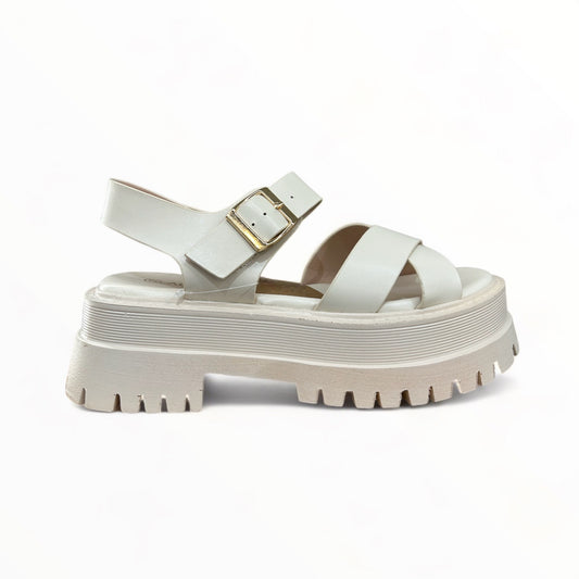 Sandalias plataforma - Capri Beige