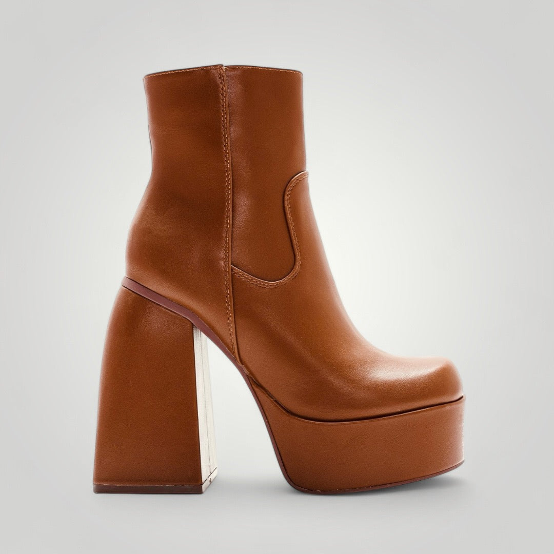 Botines plataforma - Valentina 2 Brown