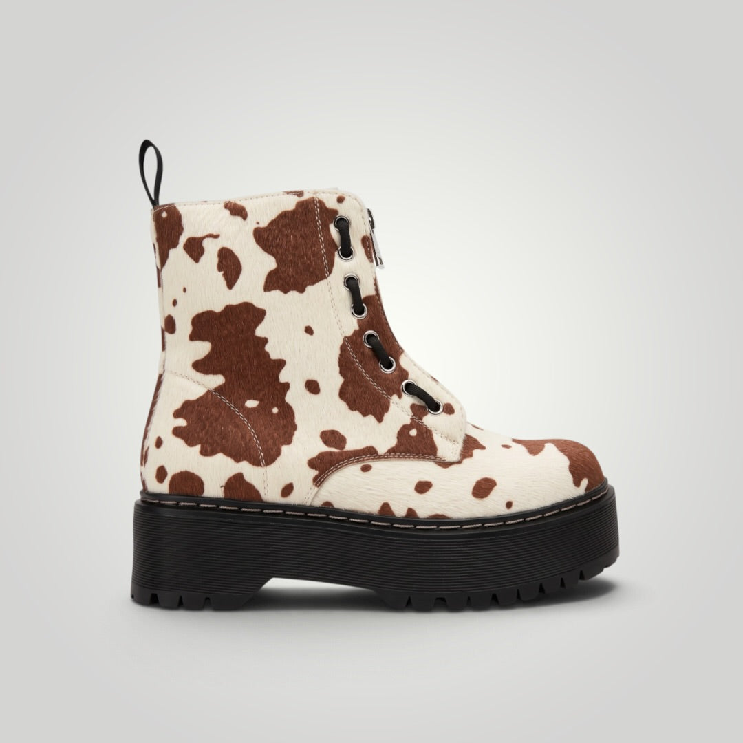 Botines - Zip Cow