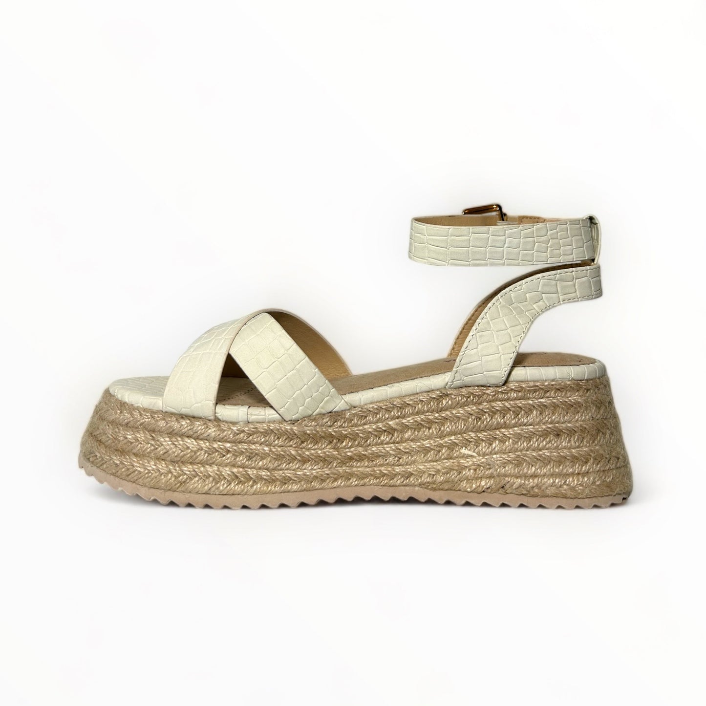 Sandalias Plataforma - Donna Blanco