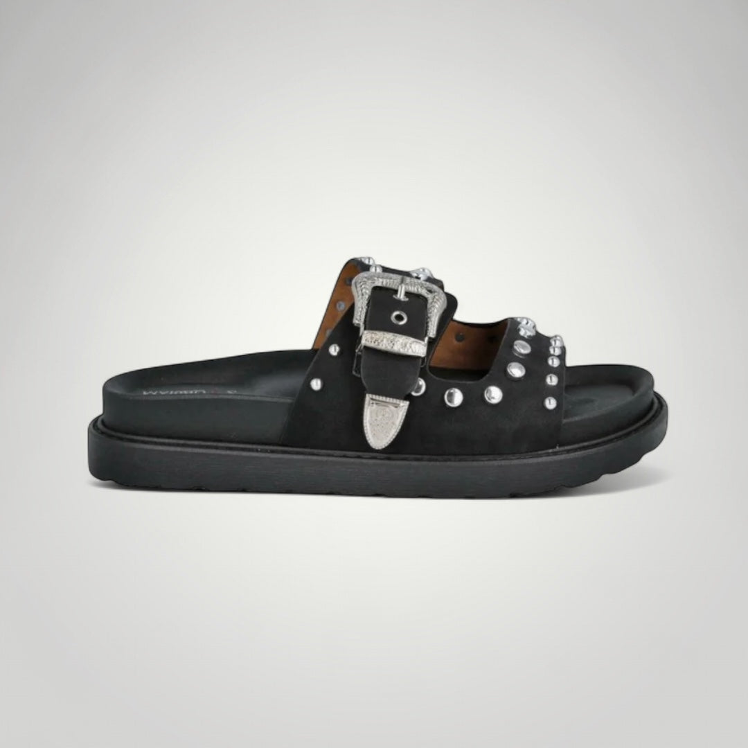 Flat Stud Sandals - Destiny