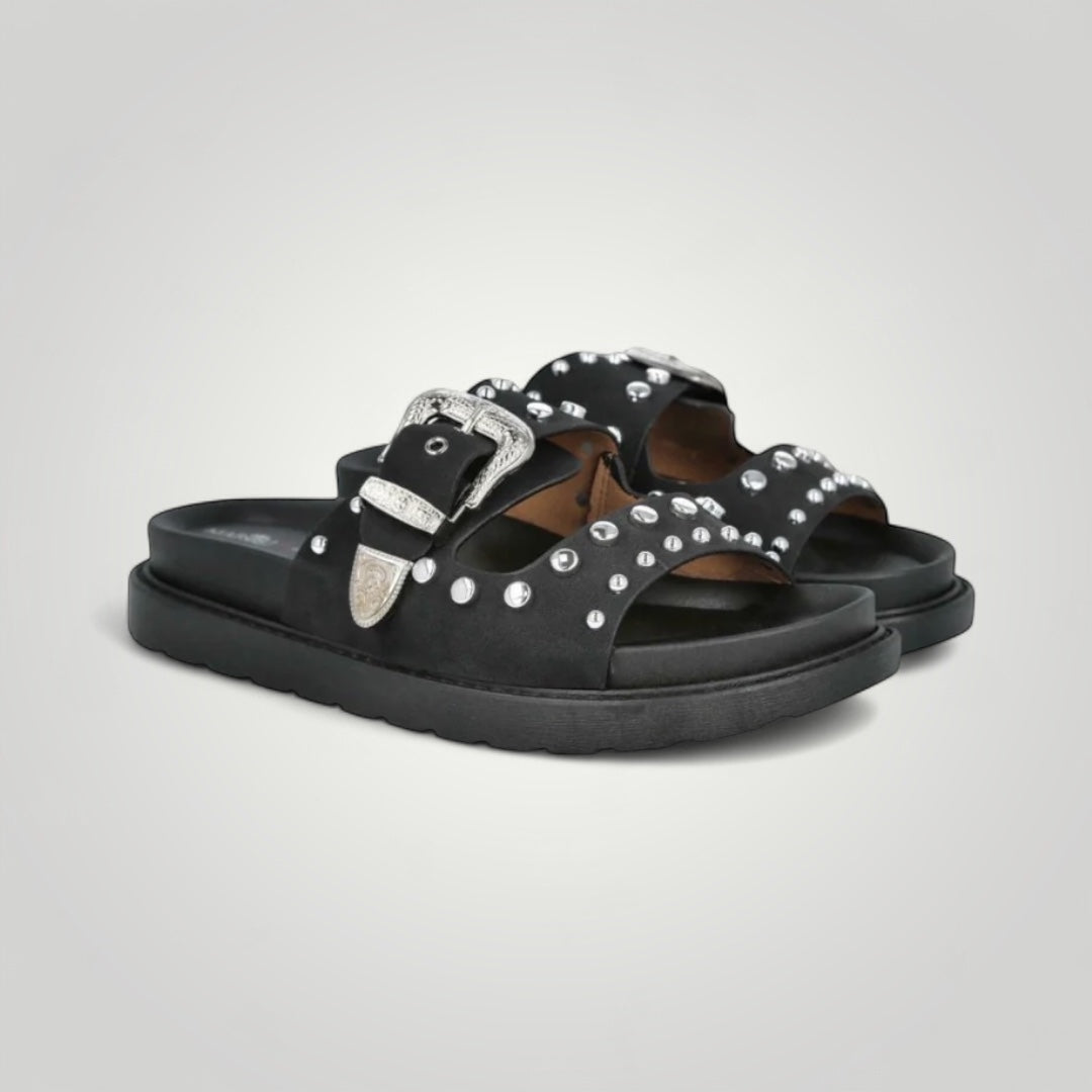 Flat Stud Sandals - Destiny