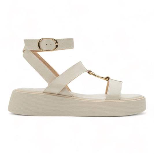 Sandalias plataforma - Veneto Beige