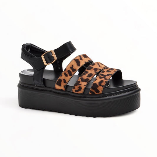 Sandalias plataforma - High Venecia Leopardo