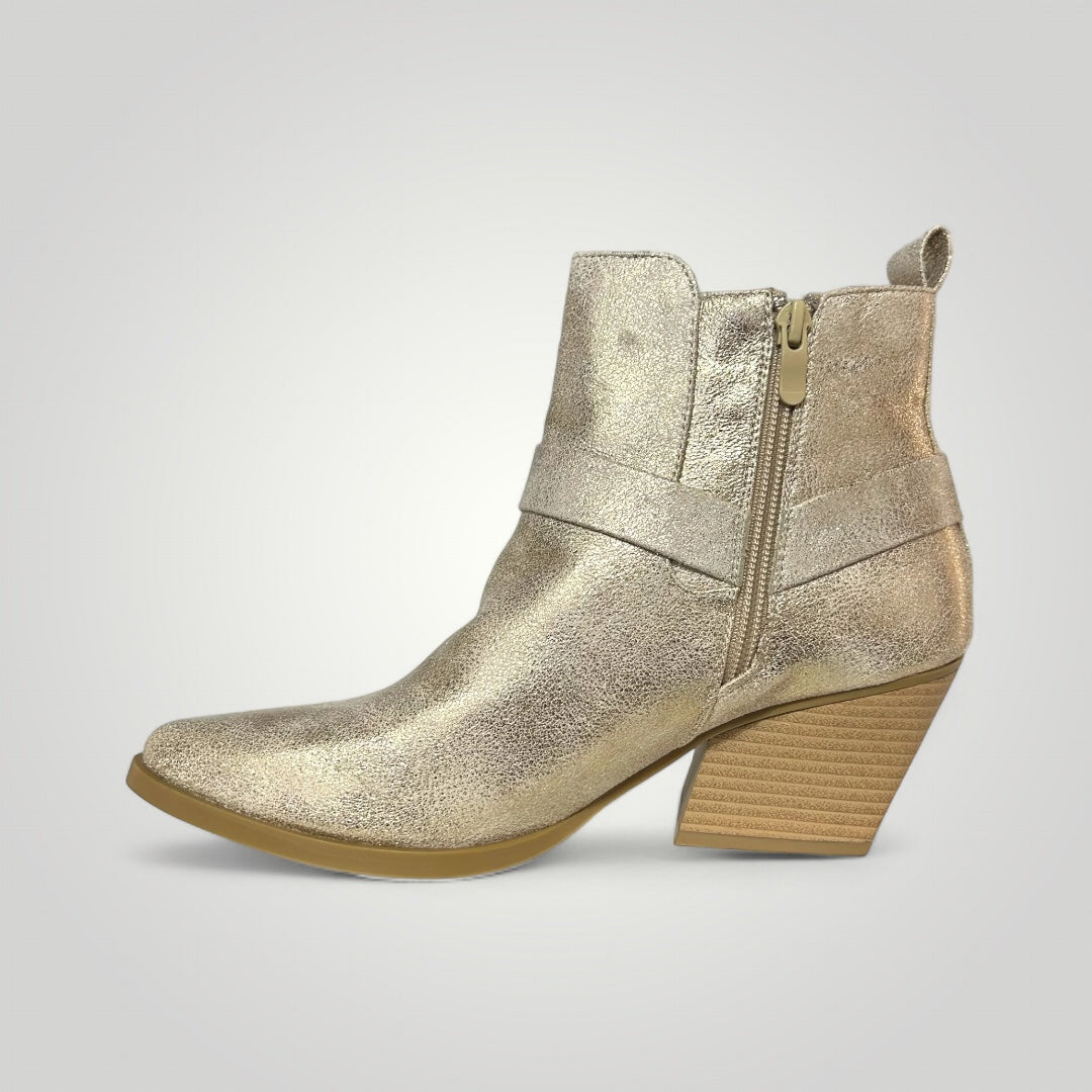 Botines Cowboy Oro