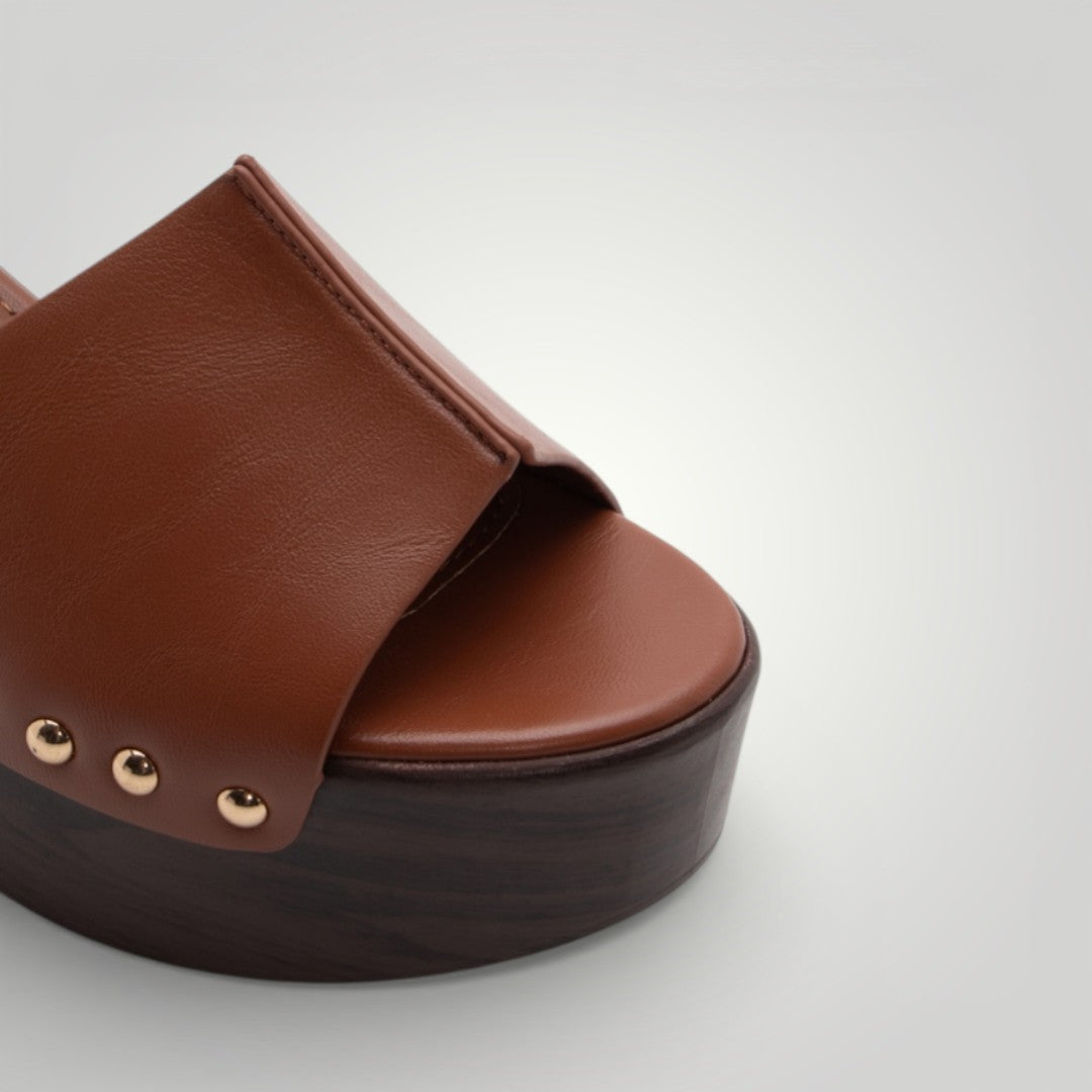 Sandalias Cuñas - Studded Raven Belt