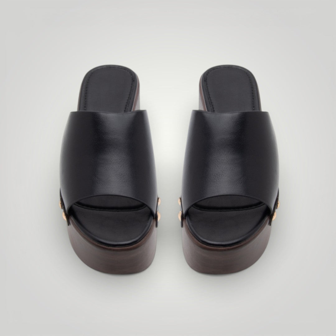 Sandalias Cuñas - Studded Raven