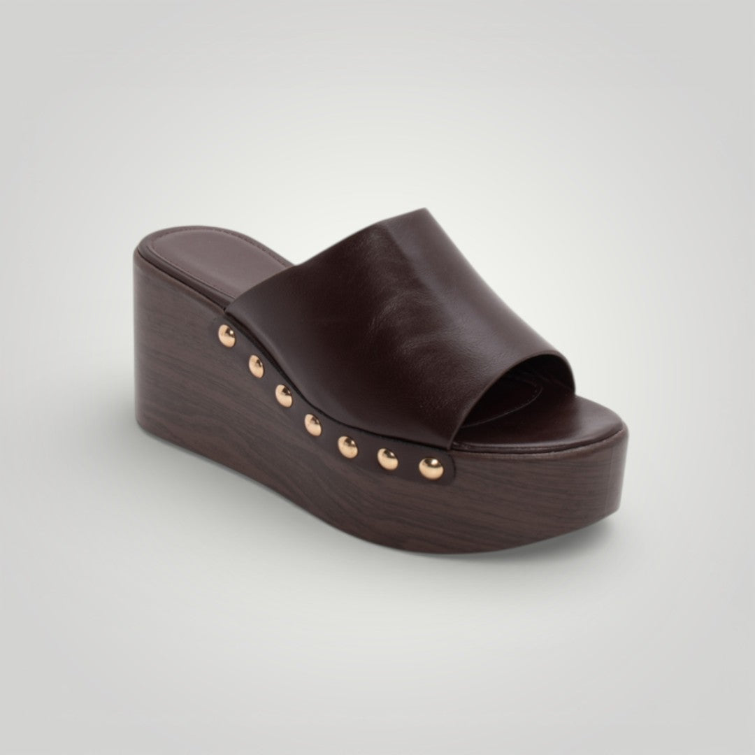 Sandalias Cuñas - Studded Raven