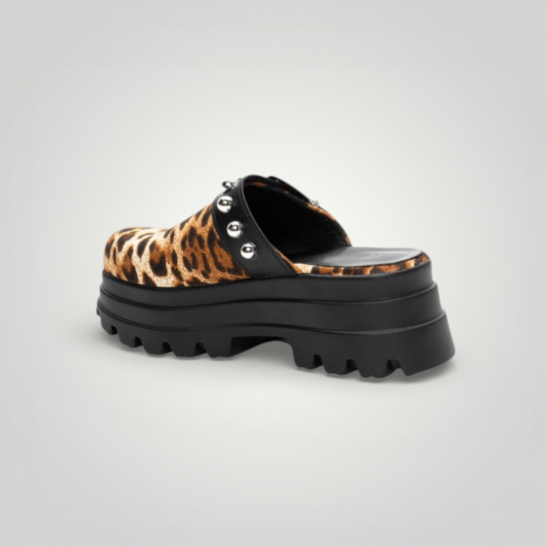 Zuecos - Leopard Savage