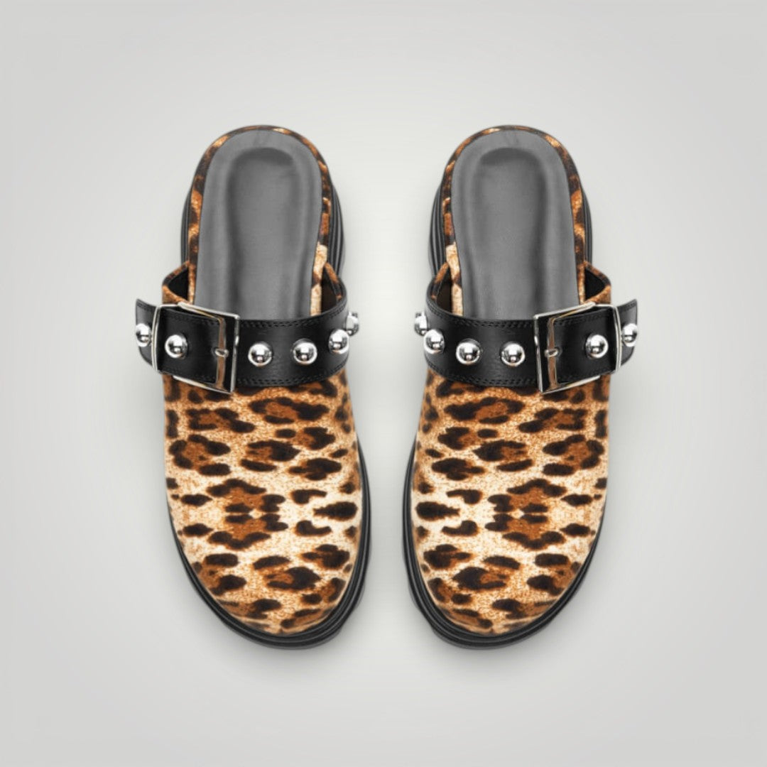Zuecos - Leopard Savage
