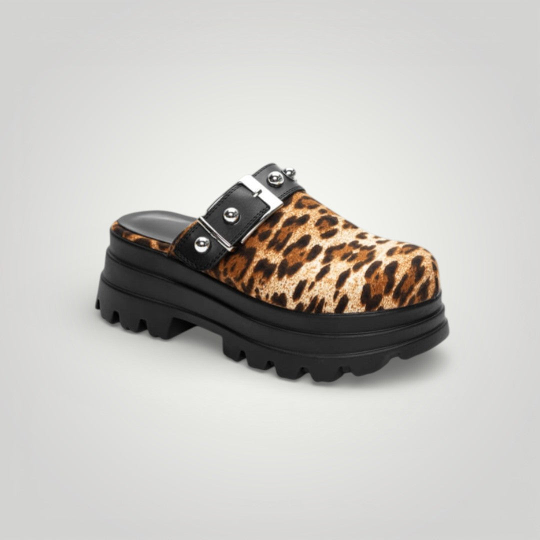 Zuecos - Leopard Savage